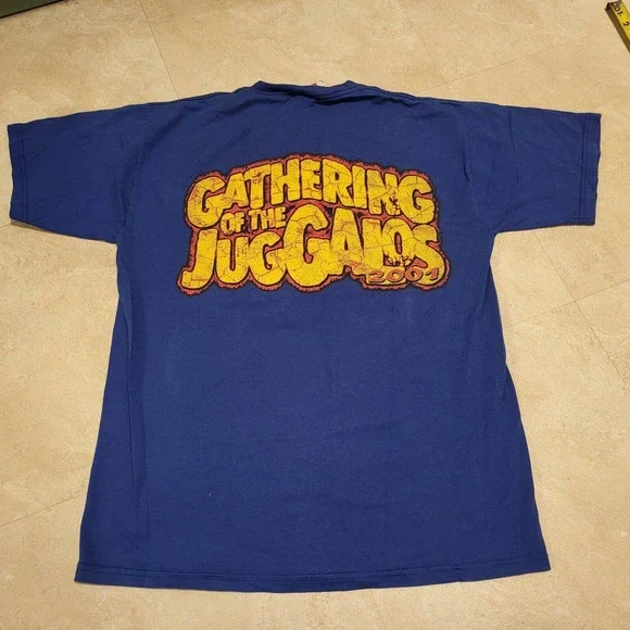 VTG Y2K ICP Insane Clown Posse Gathering In The Juggalos 2001 Band T Shirt Large